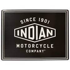 INDIAN MOTORCYCLE 1901 HEXAGON SIGN