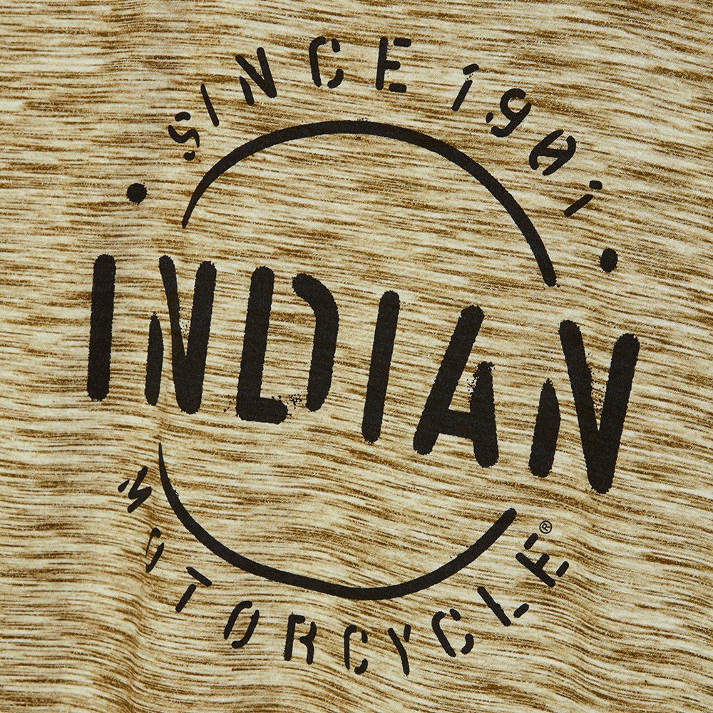 INDIAN MOTORCYCLE MEN'S STENCIL BLOCK ICON TEE