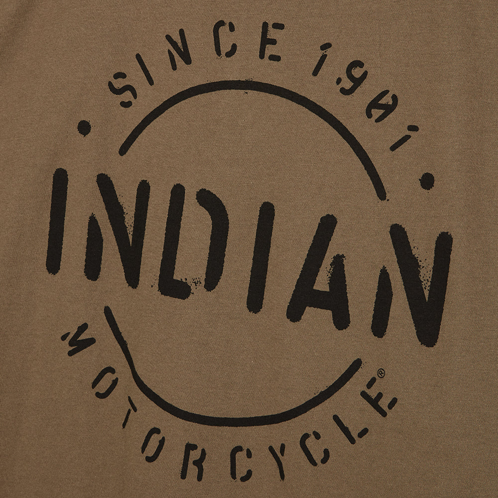 INDIAN MOTORCYCLE MEN'S STENCIL BLOCK ICON TANK