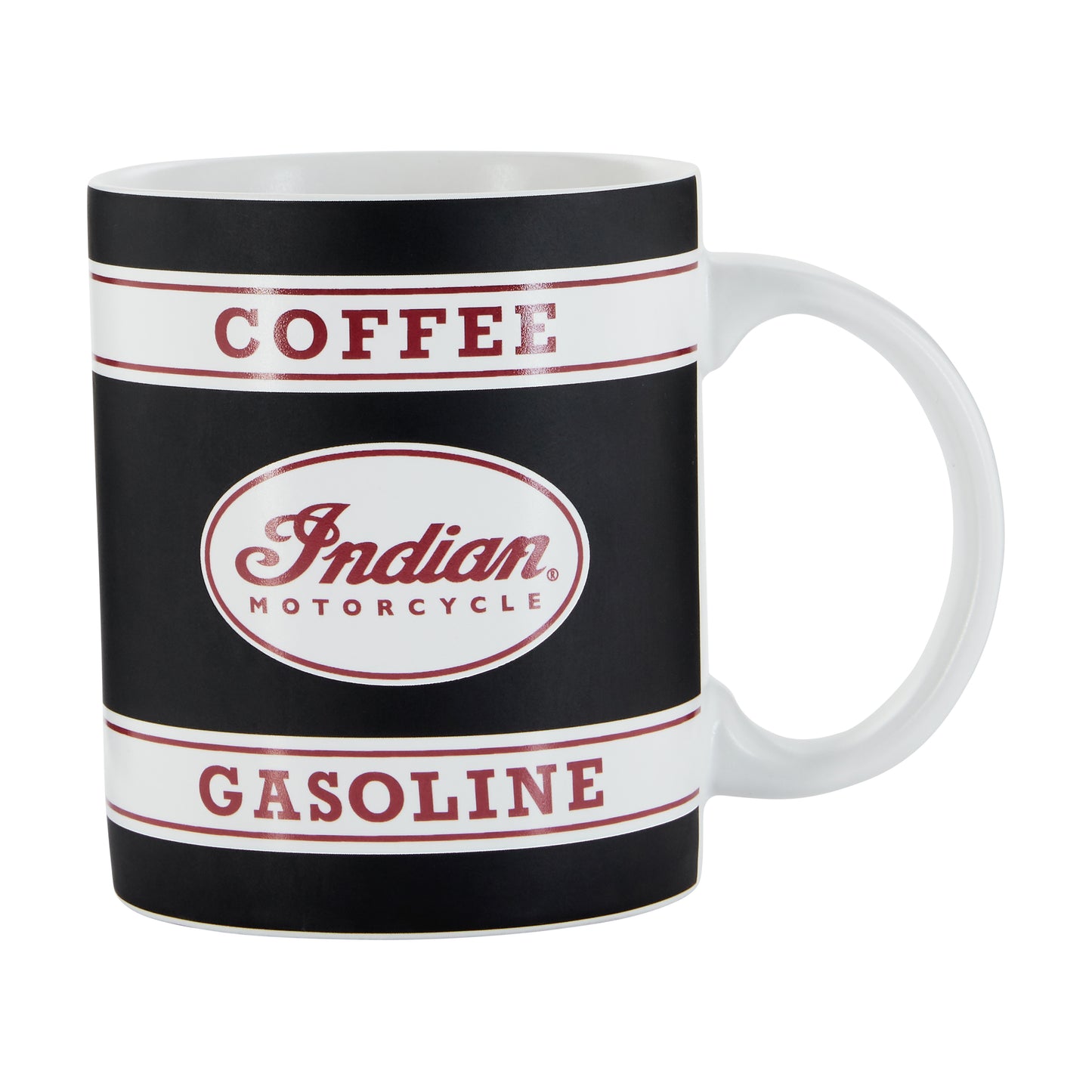 INDIAN MOTORCYCLE FUELED BY COFFEE MUG