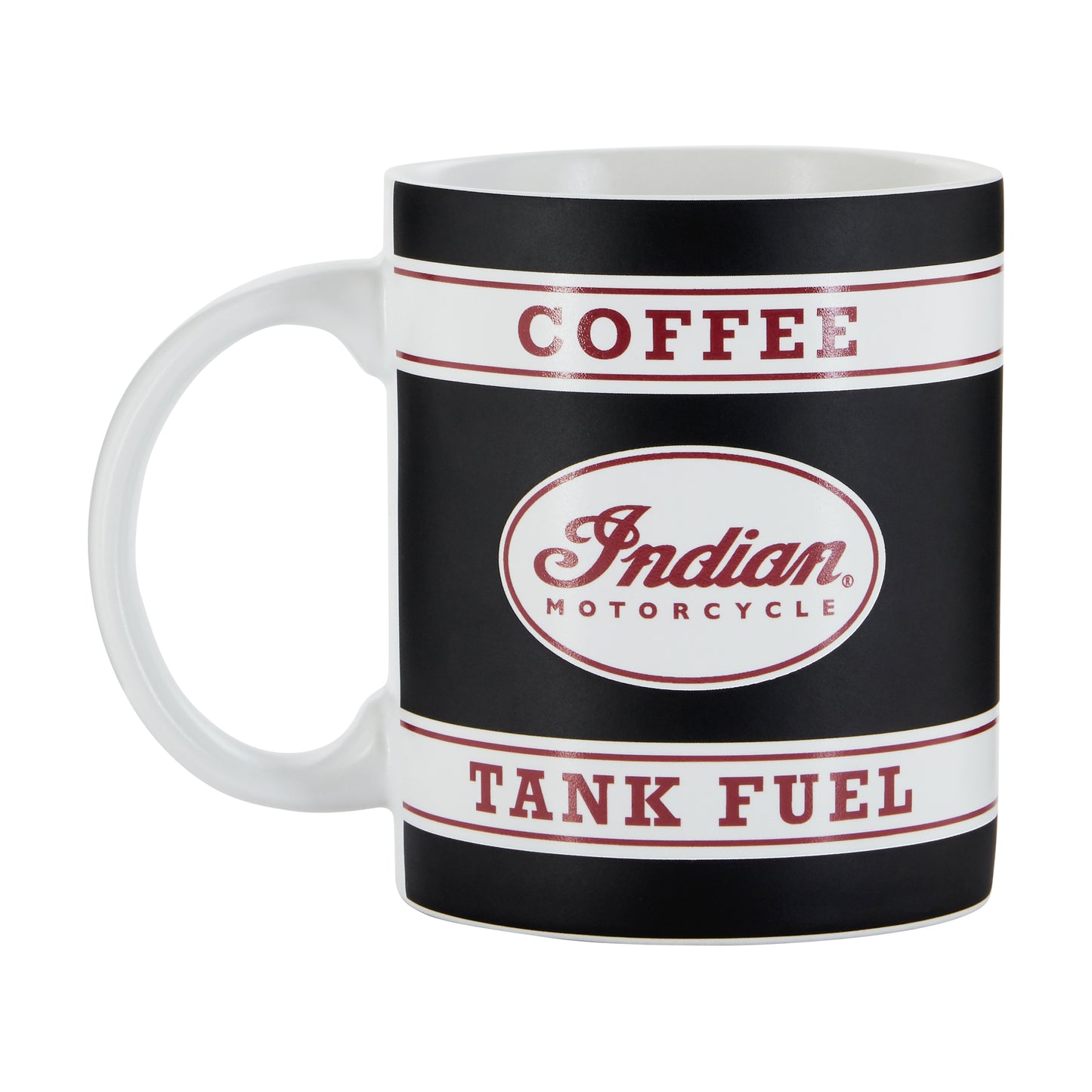 INDIAN MOTORCYCLE FUELED BY COFFEE MUG