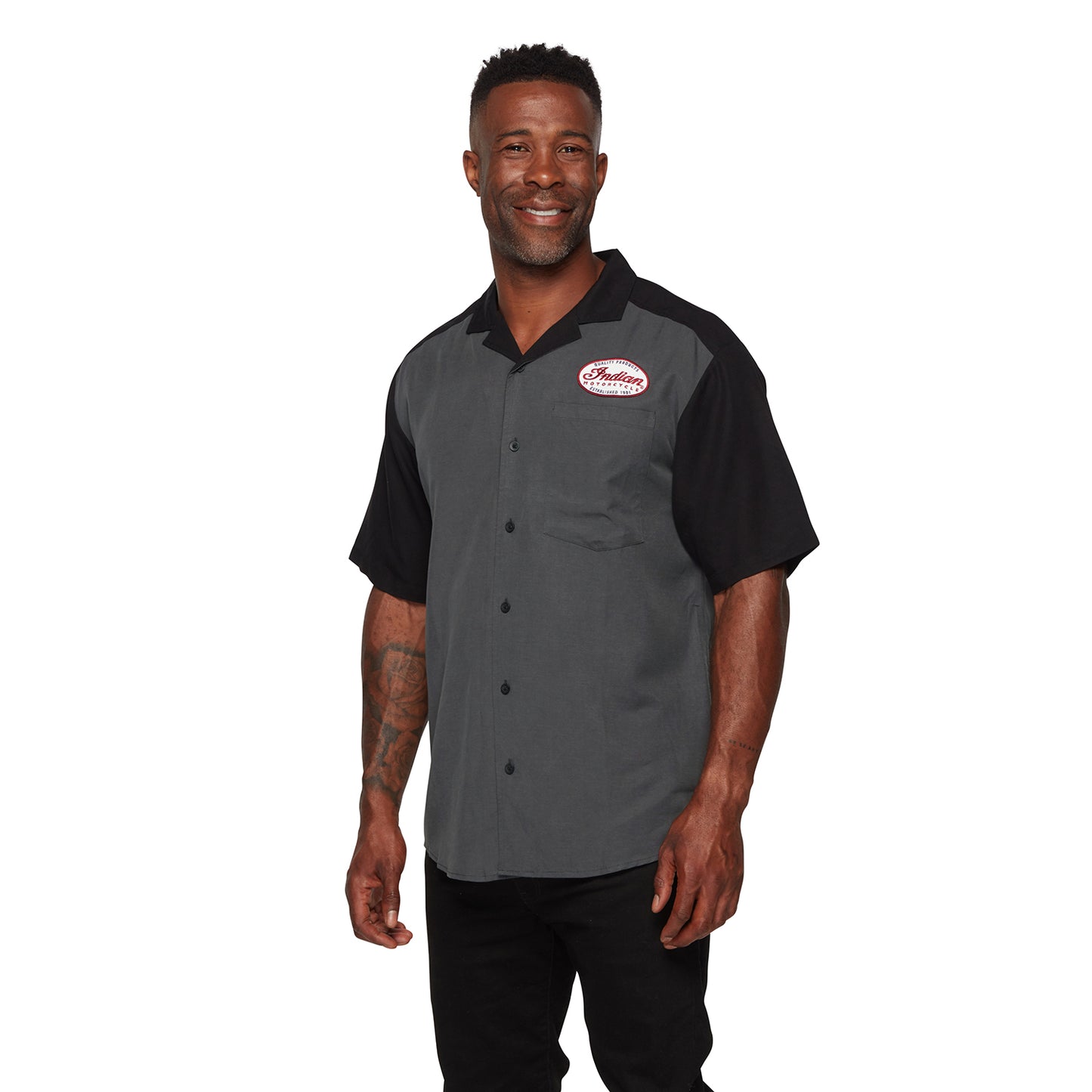 INDIAN MOTORCYCLE MEN'S GARAGE / SHOP SHIRT