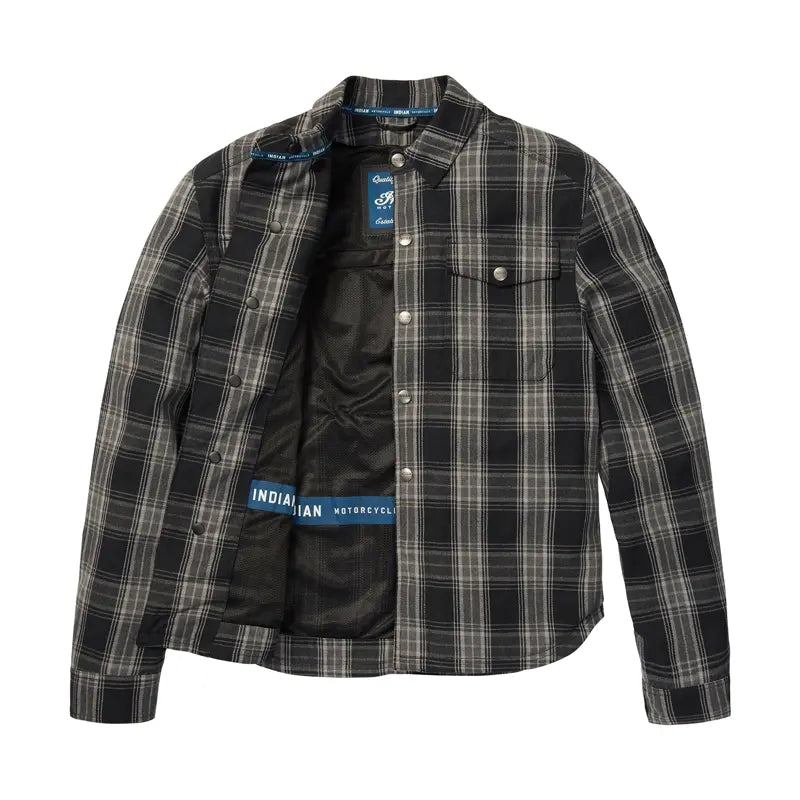 INDIAN MOTORCYCLE MEN'S CANYON PLAID SHIRT