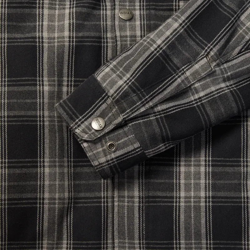 INDIAN MOTORCYCLE MEN'S CANYON PLAID SHIRT