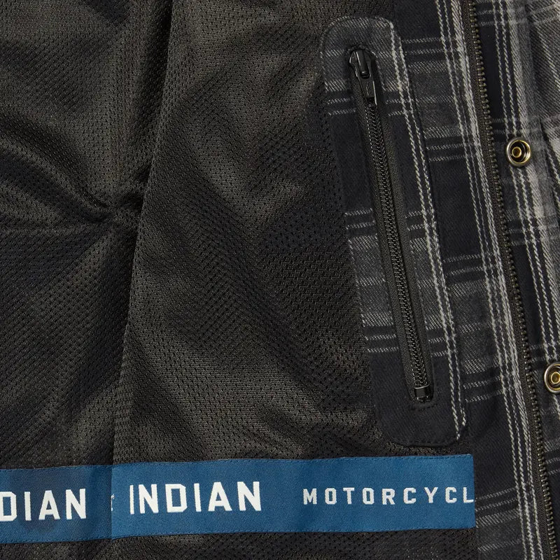 INDIAN MOTORCYCLE MEN'S CANYON PLAID SHIRT