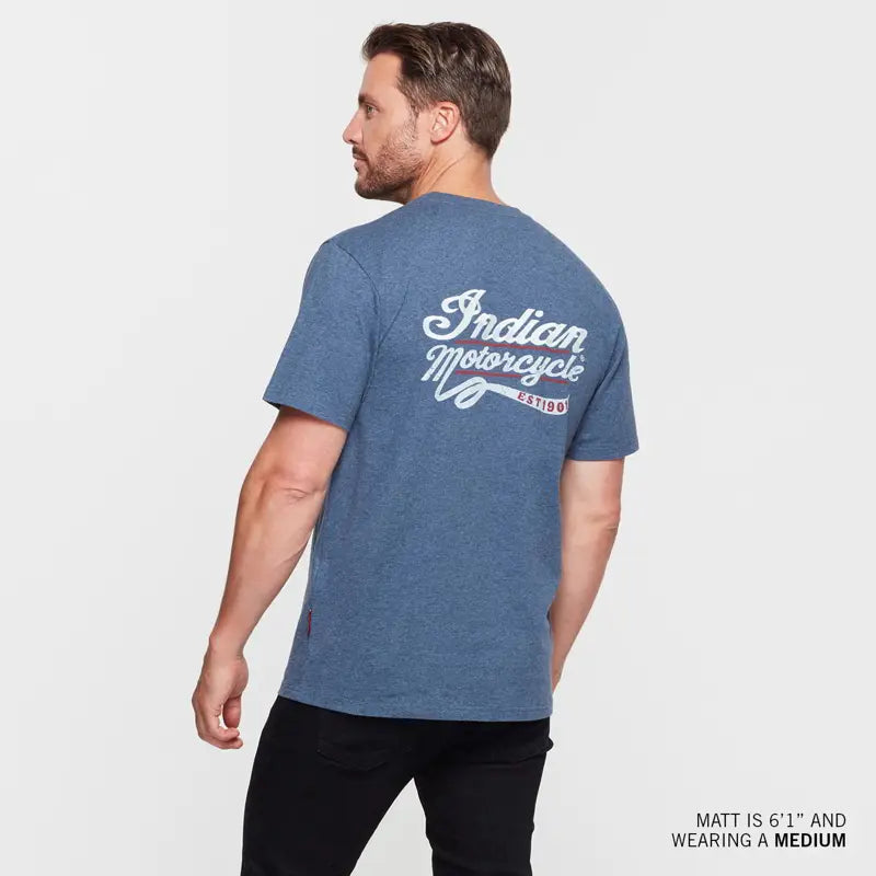 INDIAN MOTORCYCLE MIXED EMBLEM PRINT TEE