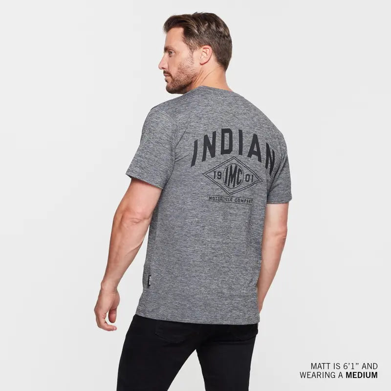 INDIAN MOTORCYCLE MEN'S IMC 1901 BLOCK TEE