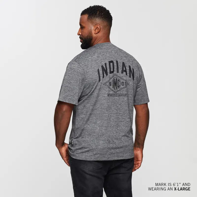 INDIAN MOTORCYCLE MEN'S IMC 1901 BLOCK TEE