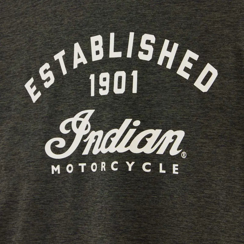 INDIAN MOTORCYCLE MEN'S ESTABLISHED SCRIPT ATHLETE TEE