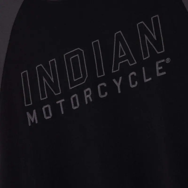 INDIAN MOTORCYCLE MEN'S OUTLINE EMBROIDERY RAGLAN TEE