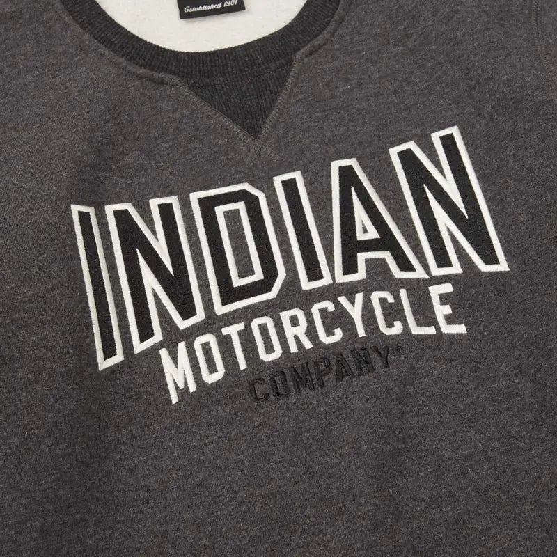 INDIAN MOTORCYCLE WOMEN'S CONTRAST RIBBED SWEATSHIRT