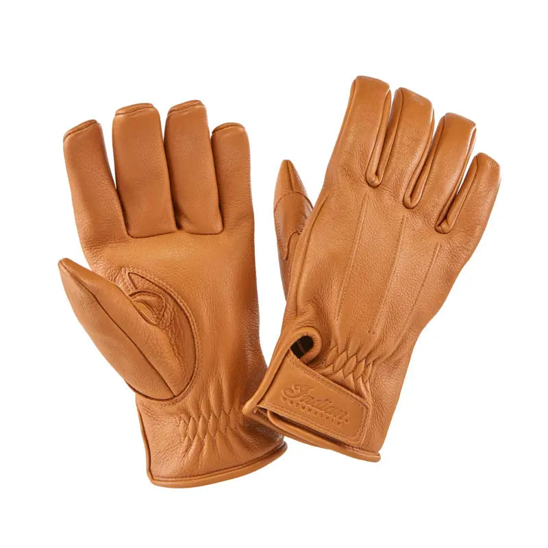 INDIAN MOTORCYCLE MEN'S DEERSKIN STRAP GLOVES