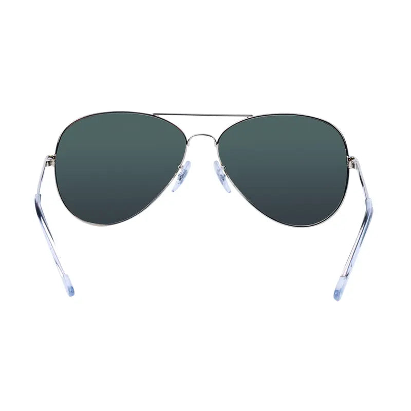 INDIAN MOTORCYCOLE GOLD AVIATOR SUNGLASSES WITH GREEN LENS