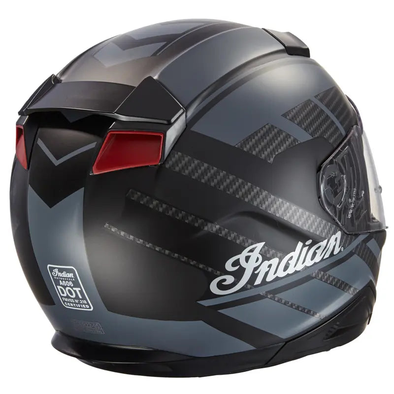 INDIAN MOTORCYCLE SPORT FULL FACE MATTE BLACK HELMET