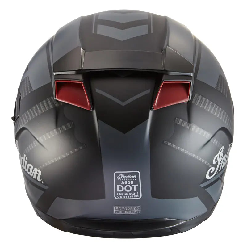 INDIAN MOTORCYCLE SPORT FULL FACE MATTE BLACK HELMET