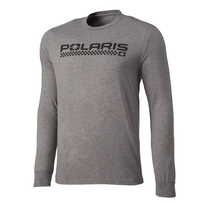 POLARIS MEN'S CHECKERED LONG SLEEVE TEE