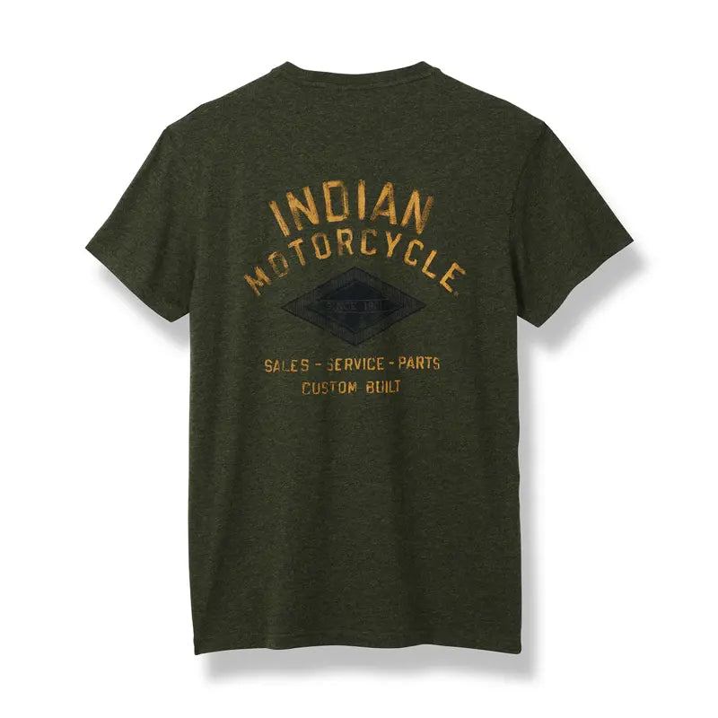 INDIAN MOTORCYCLE MEN'S CUSTOM BUILT TEE