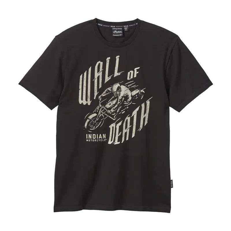 INDIAN MOTORCYCLE MEN'S SHORT SLEEVE WALL DEATH TEE