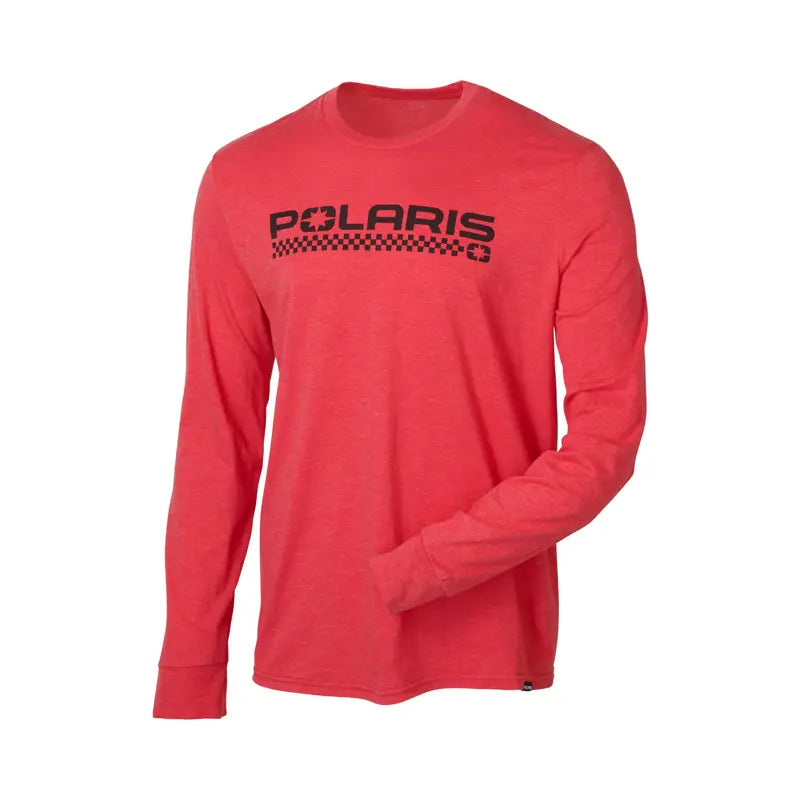 POLARIS MEN'S CHECKERED LONG SLEEVE TEE