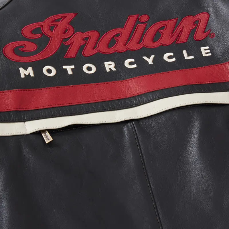 INDIAN MOTORCYCLE MEN'S LEATHER FREEWAY JACKET 2