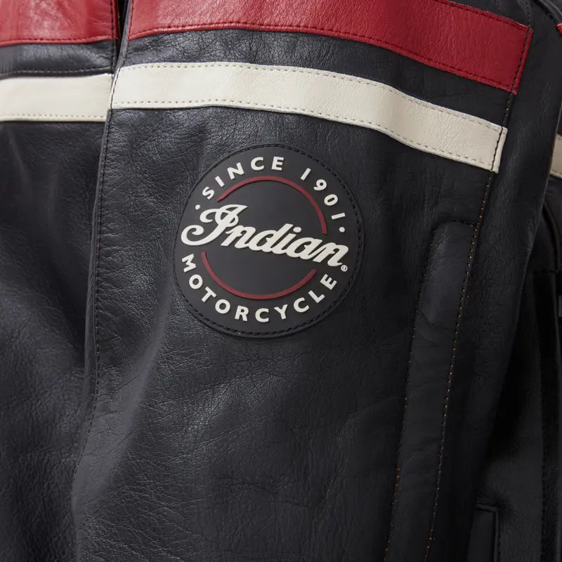 INDIAN MOTORCYCLE MEN'S LEATHER FREEWAY JACKET 2