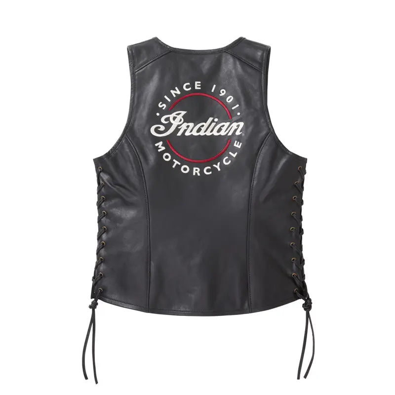 INDIAN MOTORCYCLE WOMEN'S LEATHER LINDY VEST