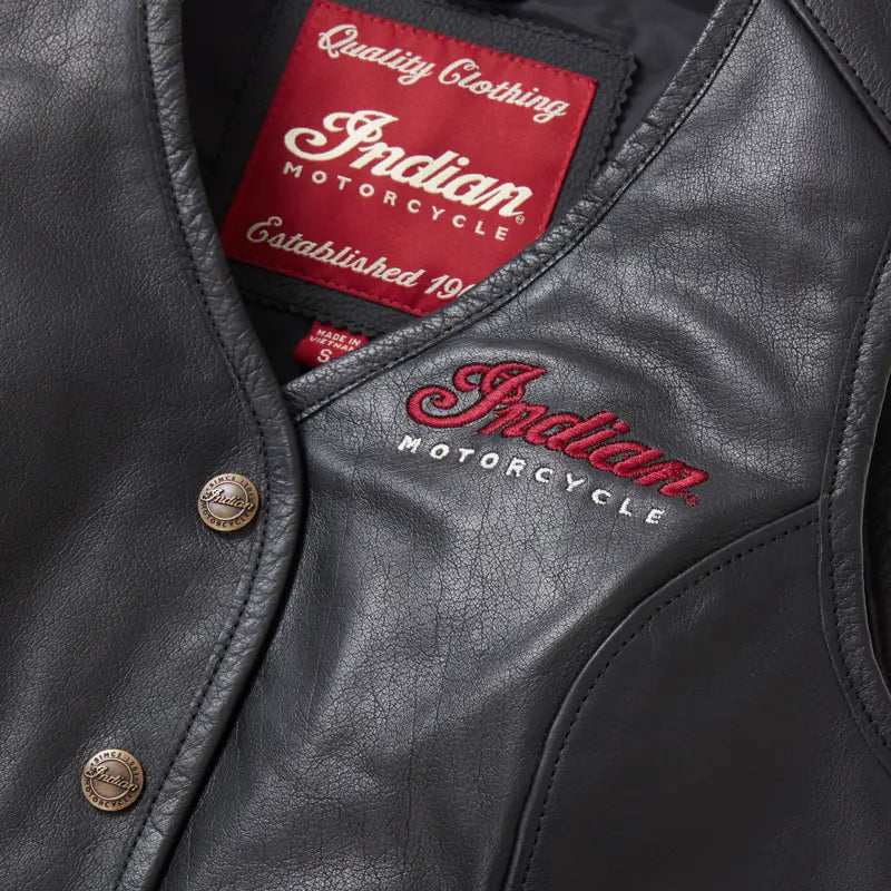 INDIAN MOTORCYCLE WOMEN'S LEATHER LINDY VEST