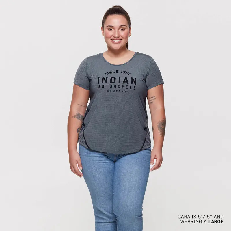 INDIAN MOTORCYCLE WOMEN'S ATHLETIC TEE