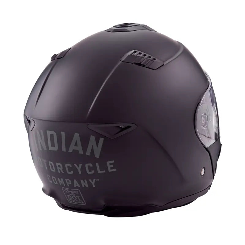 INDIAN MOTORCYCLE MODULAR SOLID MATTE BLACK HELMET