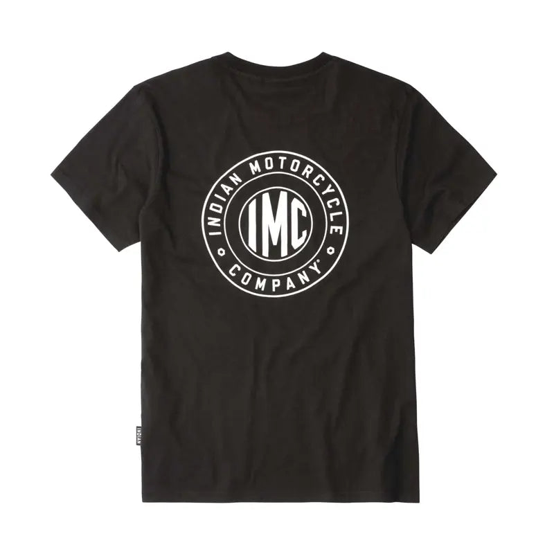 INDIAN MOTORCYCLE MEN'S BLACK IMC CIRCLE TEE