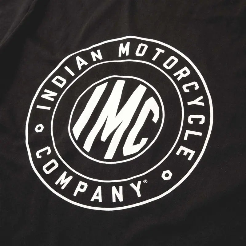 INDIAN MOTORCYCLE MEN'S BLACK IMC CIRCLE TEE