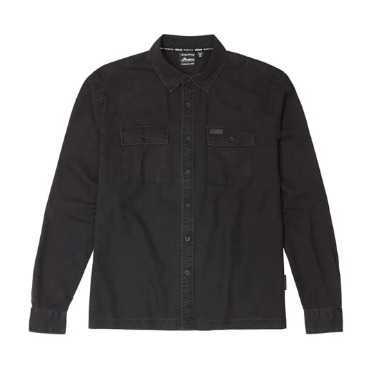 INDIAN MOTORCYCLE MEN'S BLACK DENIM SHIRT