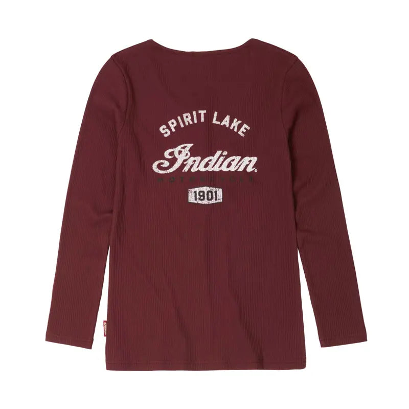 INDIAN MOTORCYCLE WOMEN'S SPIRIT LAKE LONG-SLEEVE TEE