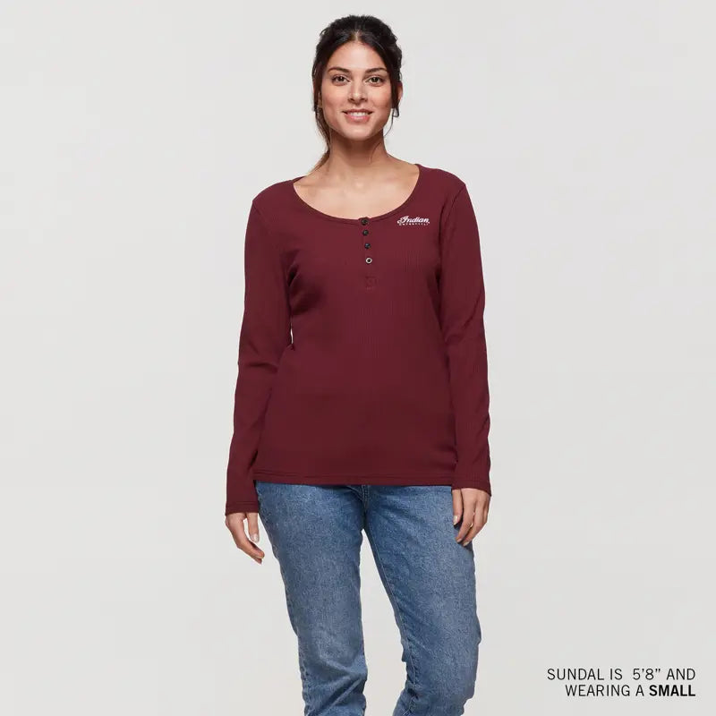 INDIAN MOTORCYCLE WOMEN'S SPIRIT LAKE LONG-SLEEVE TEE