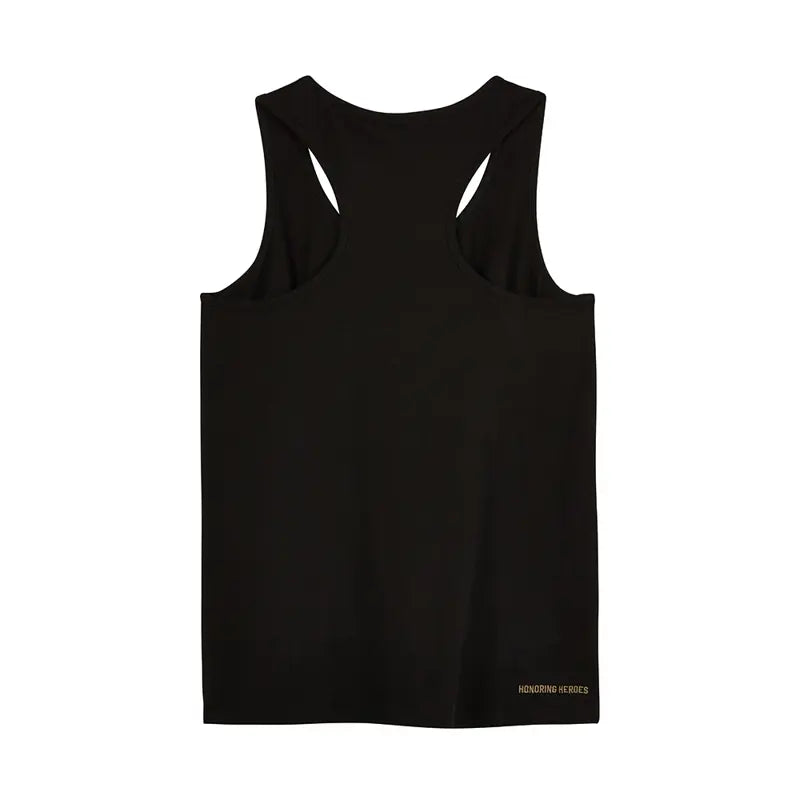 INDIAN MOTORCYCLE WOMEN'S BLACK STENCIL BLOCK ICON TANK