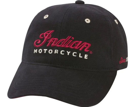 INDIAN MOTORCYCLE EMBROIDERED LOGO HAT