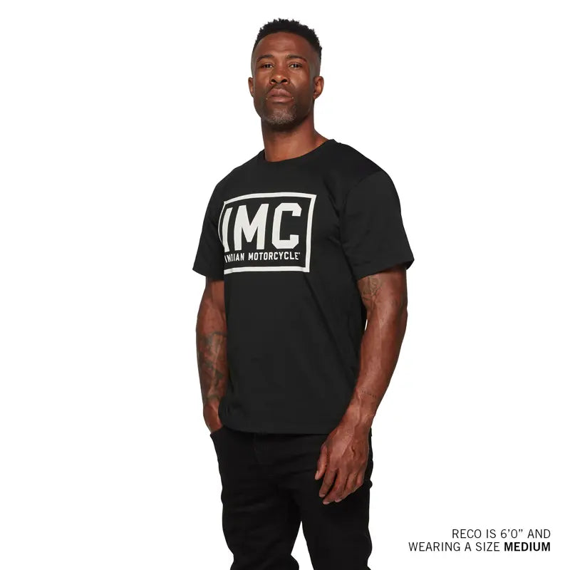 INDIAN MOTORCYCLE MEN'S RECTANGLE IMC TEE