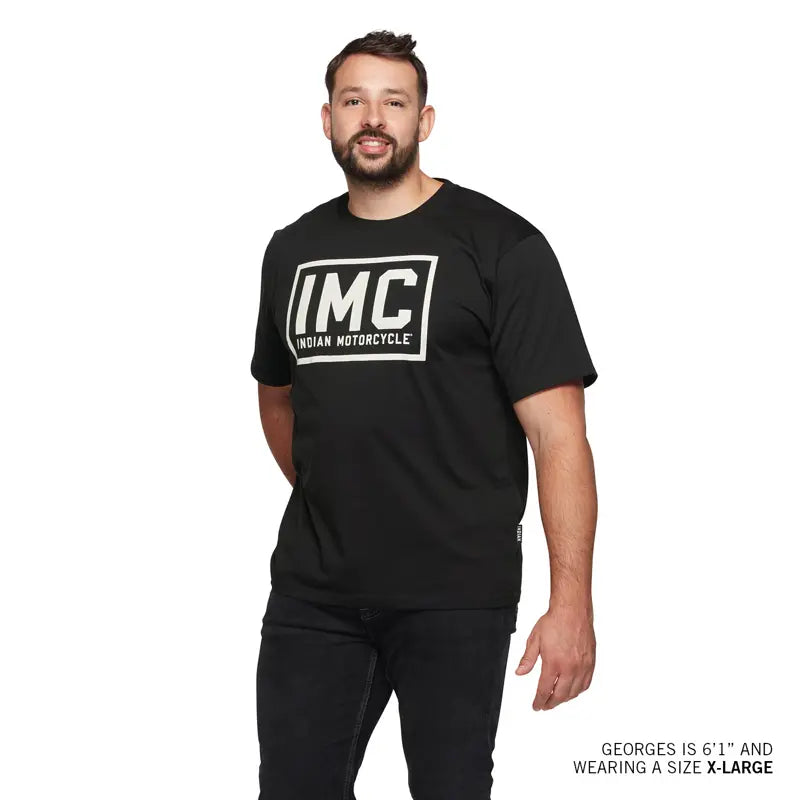 INDIAN MOTORCYCLE MEN'S RECTANGLE IMC TEE