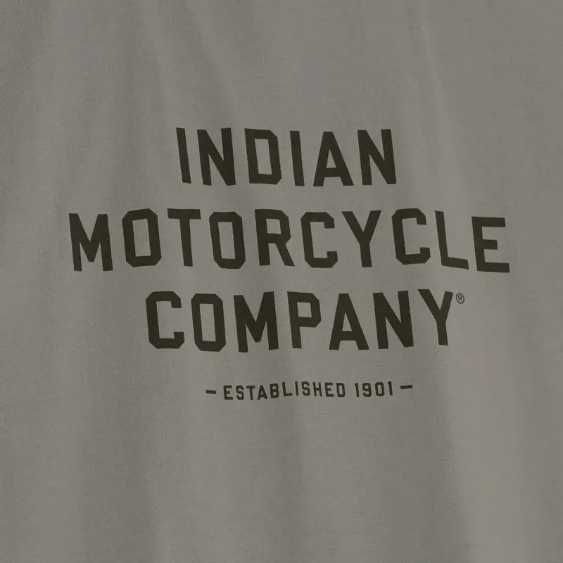 INDIAN MOTORCYCLE MEN'S EST. BLOCK LOGO SLEEVELESS TEE