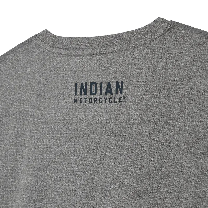 INDIAN MOTORCYCLE MEN'S ATHLETIC LOGO PRINT TEE