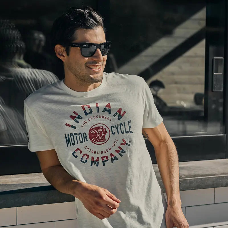 INDIAN MOTORCYCLE MEN'S CIRCLE LEGENDARY SHORT SLEEVE TEE