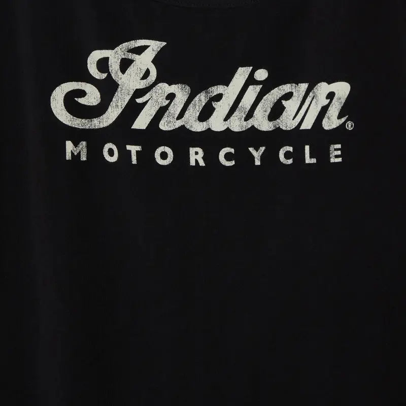 INDIAN MOTORCYCLE WOMEN'S BLACK SCRIPT LOGO CAMI TANK