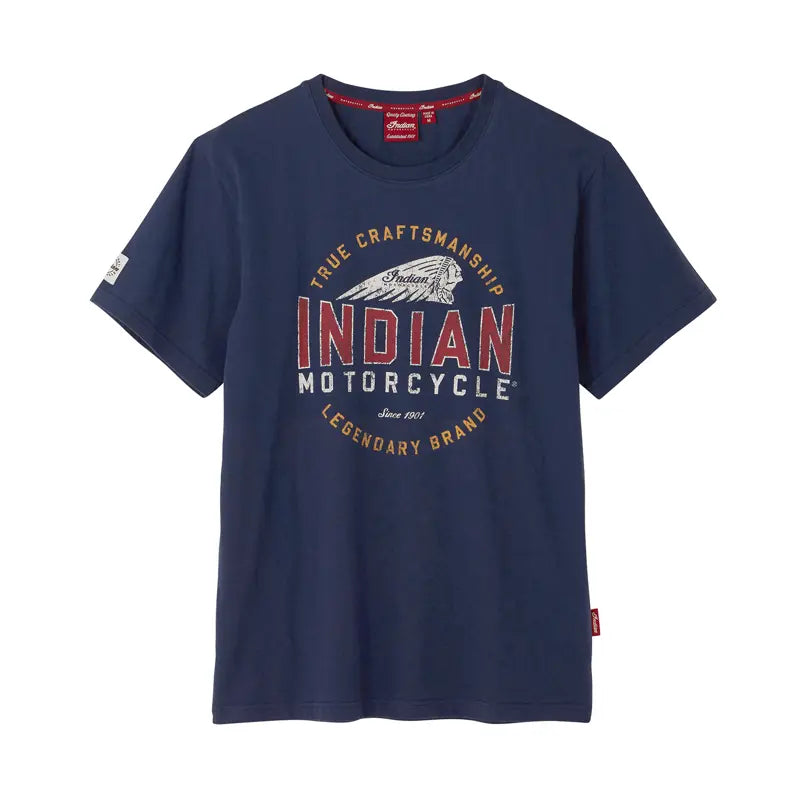 INDIAN MOTORCYCLE MEN'S TRUE CRAFTMANSHIP HEADDRESS TEE