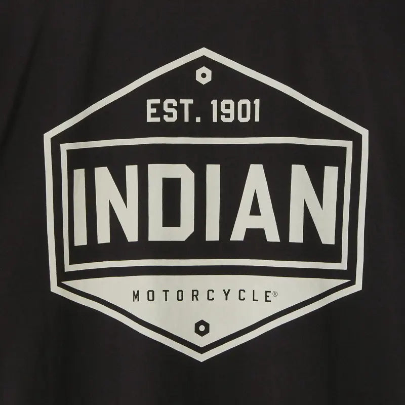 INDIAN MOTORCYCLE MEN'S HEXAGON GRAPHIC TEE