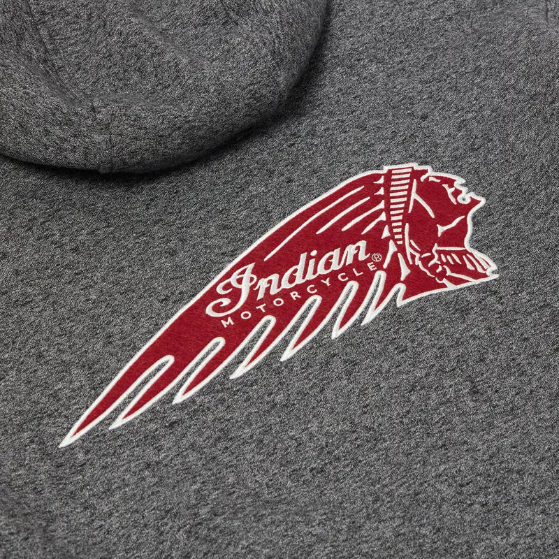 INDIAN MOTORCYCLE MEN'S LOGO HEAD HOODIE