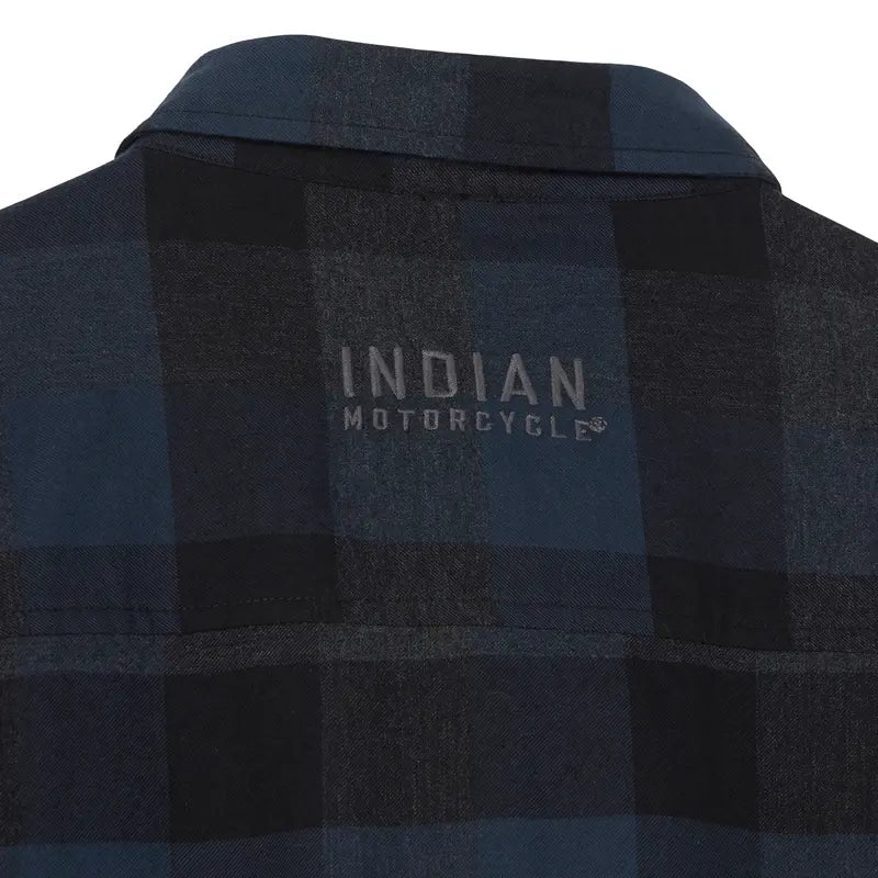 INDIAN MOTORCYCLE DALLAS PLAID BUTTON-UP SHIRT