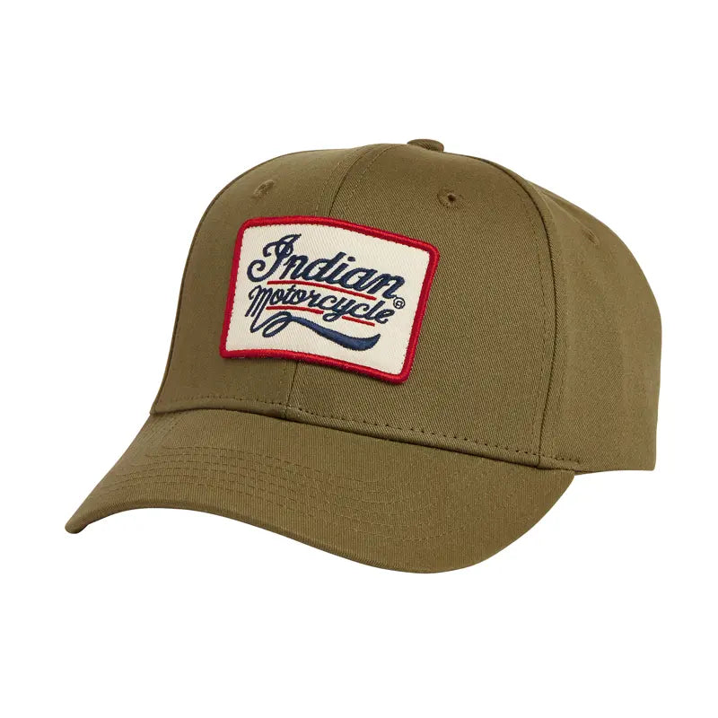 INDIAN MOTORCYCLE EMBROIDERED PATCH CAP HAT