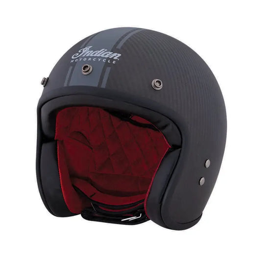 INDIAN MOTORCYCLE CARBON OPEN FACE HELMET