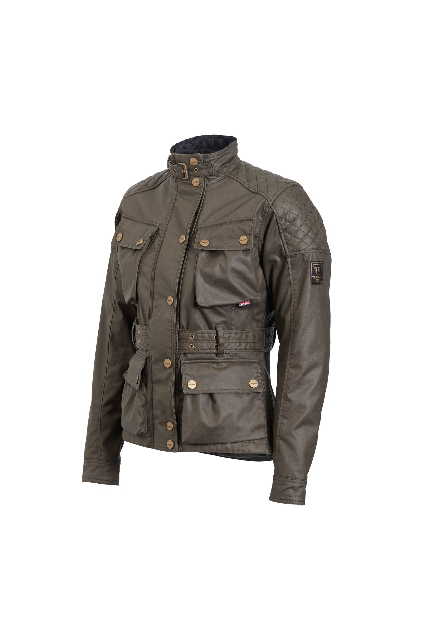 TRIUMPH LADIES BECK WAXED RIDING JACKET