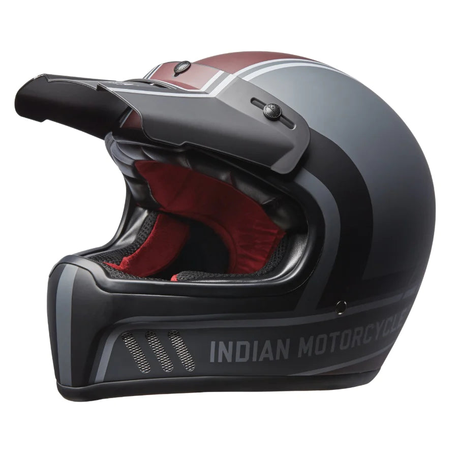 INDIAN MOTORCYCLE ADVENTURE HELMET MATTE STRIPE